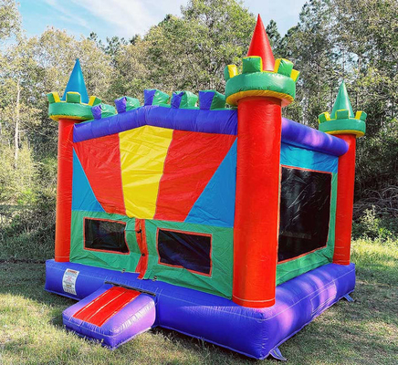 Προσαρμοσμένο λογότυπο Τυπωμένο 13ft Castle Bounce House Commercial Adults Kids Jumping Bouncy