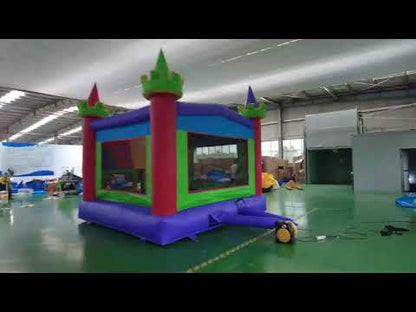 Προσαρμοσμένο λογότυπο Τυπωμένο 13ft Castle Bounce House Commercial Adults Kids Jumping Bouncy