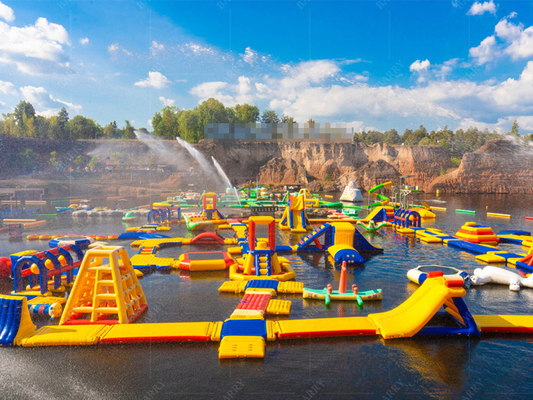 Προσαρμοσμένο PVC πλωτό Aqua Park καθορισμένο για πισίνα