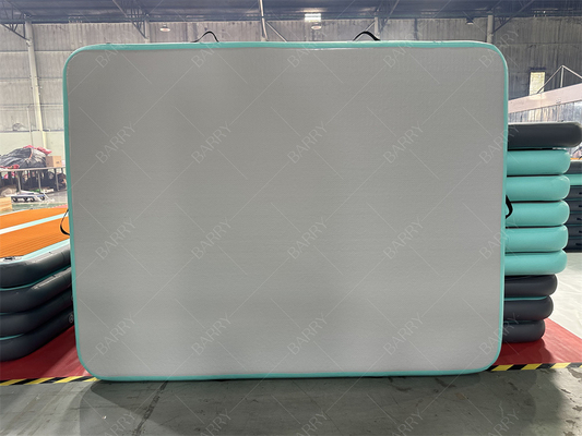 2.4×1.8×0.15m Dropstitch Πνευματώδης βάρκα Jet Ski Dock Νερό πλωτό ύφασμα κολύμβησης νησί