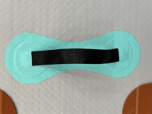 2.4×1.8x0.15m PVC πλωτή αποβάθρα για γιοτ αναψυχής ανθεκτική και φορητή φουσκωτή πλωτή αποβάθρα