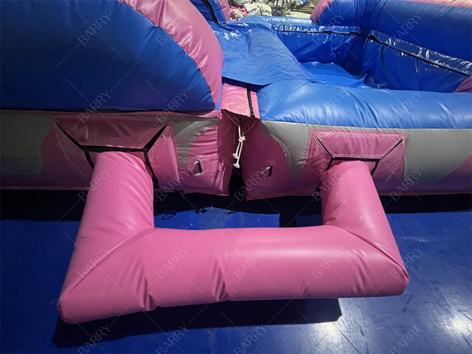 8.4x3.6x6m Custom Jumper Bouncy Kids Ροζ Πριγκίπισσα Φουσκωτά υδρατλαντικά για πάρτι