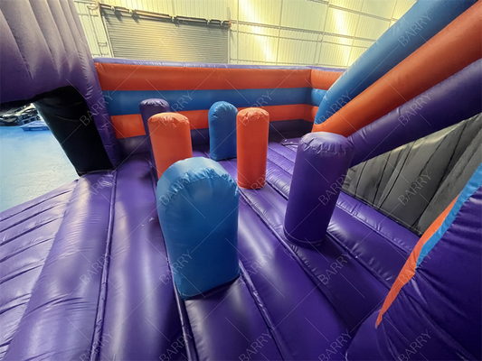 Προσαρμόστε το μέγεθος Wholesale Level Up Inflatable Bouncer Combo Bouncy Castle για παιδιά