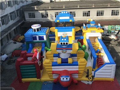 Super Wings Bounce Playground θεματικό πάρκο καρτούν εσωτερική φουσκωτή παιδική χαρά