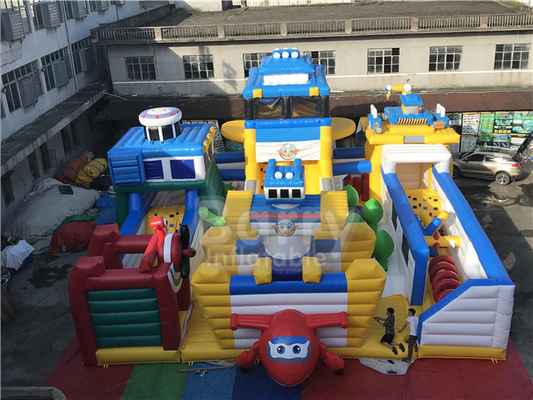 Super Wings Bounce Playground θεματικό πάρκο καρτούν εσωτερική φουσκωτή παιδική χαρά