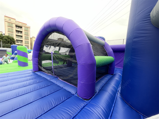 30x30m Μεγάλο πάρκο διασκέδασης Bounce Πνευματώδες θεματικό πάρκο Bounce House Παιχνίδι
