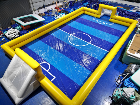 Φουσκωτό γήπεδο ποδοσφαίρου 20x10m PVC μουσαμάς με φυσητήρα αέρα