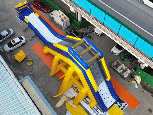 Εμπορικό Γιγαντιαίο Φουσκωτό Νεροτσουλήθρα 30x10.6m PVC για Θεματικά Πάρκα