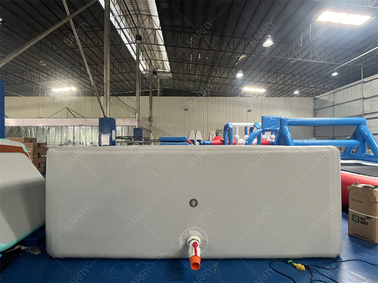 Ασφαλές Ύφασμα Hot Drop Stitch Νέο Υλικό Φουσκωτό Κατασκευασμένο Κατά Παραγγελία Γκρι Φουσκωτό Πισίνα με Μπαλάκια για Παιδιά