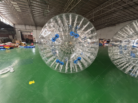 PVC TPU 2.5m Crazy Human Hamster Zorbing Rolling Ball Inflatable Zorb Ball για παιδιά Ενήλικες