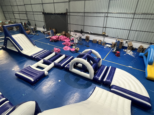 Σχεδιασμός μόδας Φουσκωτό Πάρκο Νερού Φουσκωτό Φουσκωτό Πάρκο Νερού Επιχειρηματικό Θερινό Πάρκο Νερού