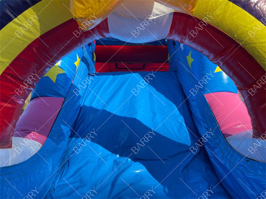 Εμπορικά φουσκωτά υδατικά διαδρόμια Combo Bouncer Unicorn Jumper Jumping Moon Bouncy Castles Bounce House