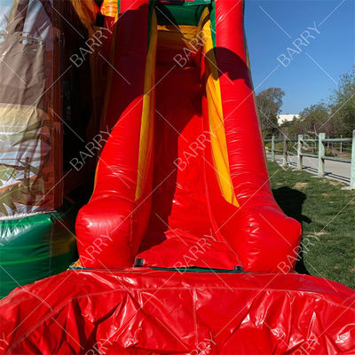 Παιδικό φουσκωτό σπίτι με δεινόσαυρους και τσουλήθρα Castillos Inflables Dino Bouncy Castle Slide με φυσητήρα