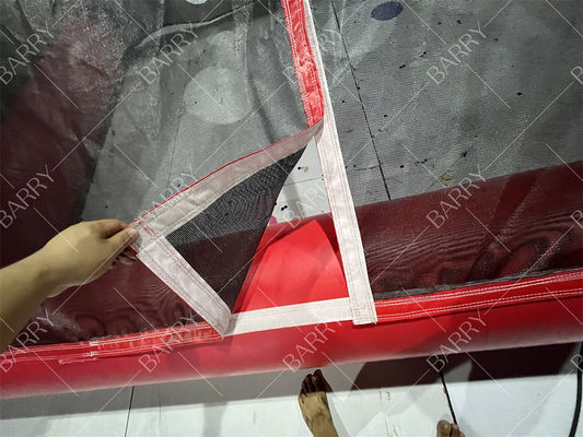 Προσαρμόσιμο Σετ Φουσκωτής Εστίας Ποδοσφαίρου Διαφημιστικό Αθλητικό Παιχνίδι για Πάρτι στην Παραλία & Εκδηλώσεις