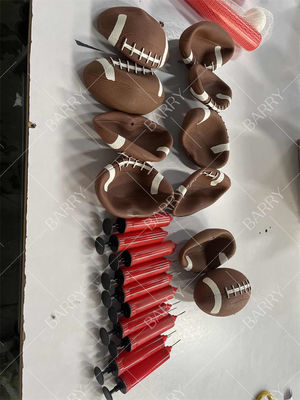 6 σε 1 Φορητό Φουσκωτό Παιχνίδι Καρναβαλιού Περιλαμβάνει Δακτύλιο Μπάσκετ για Ενοικιάσεις Υπαίθριων Πάρτι & Εκδηλώσεων για Εσωτερικό Παιχνίδι