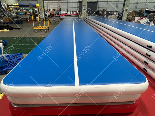 Αεροσκάφος Τάμπαλ Τρακ Πνευματώδης γυμναστική Τάμπαλ Ματ 6.6ft 10ft 13ft 16ft 20ft 23ft 26ft Τρέξινγκ Ματ 4/8 ίντσες