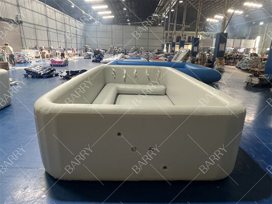 Commercial Customized Outdoor Portable Big Inflatable Pool Drop Stitch Fabric Dwf Kids Pool