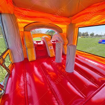 Φουσκωτό Κάστρο Πάρτι Δεινόσαυρος, Φουσκωτά Κάστρα, Φουσκωτό Jurassic World Φουσκωτό Κάστρο Με Τσουλήθρα και Πισίνα, Σπίτι Αναπήδησης Δεινόσαυρου