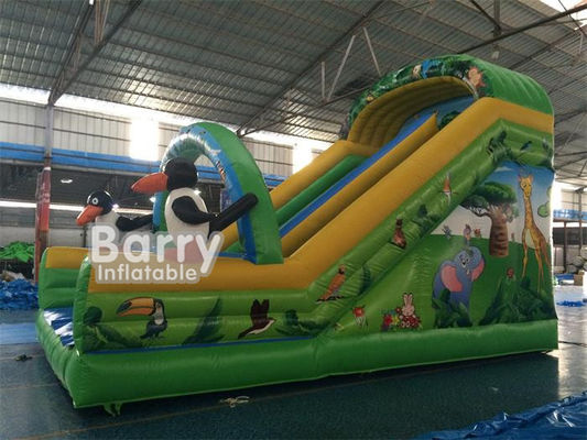 Διογκώσιμη επιπλέουσα φωτογραφική διαφάνεια 7*4*5m νερού θέματος  κινούμενων σχεδίων φωτογραφική διαφάνεια πάρκων νερού για τα παιδιά