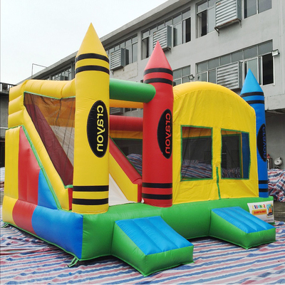 Μουσαμάς που πηδά το παιχνίδι διογκώσιμο Combo φωτογραφικών διαφανειών ψευτοπαλλικαράδων Bouncy Castle