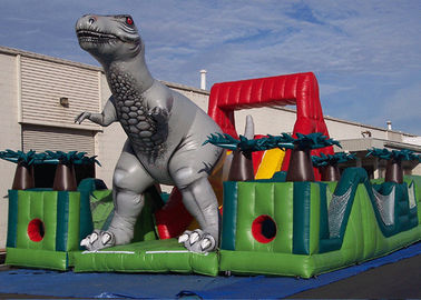 Καταπληκτική Jurassic επιζόντων σειρά μαθημάτων εμποδίων δεινοσαύρων διογκώσιμη, σειρά μαθημάτων εμποδίων μικρών παιδιών