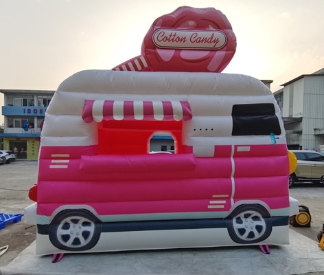 0,55mm PVC Παιδικό φουσκωτό αυτοκίνητο Bouncer Μικρό Bouncy Castle Blower