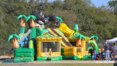 Γιγαντιαίο Bouncy Castle των διογκώσιμων Combo παιδιών του King Kong με τη φωτογραφική διαφάνεια