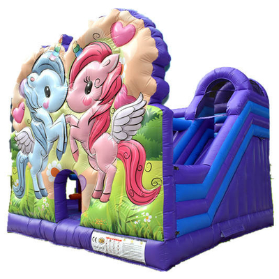 Backyard Unicorn Bouncy Castle Ενοικίαση Inflatable Bouncer House Kids