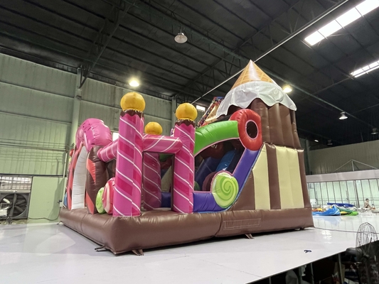 PVC παιδιά Custom φουσκωτά Jumpers ενοικίαση φουσκωτό Bounce House ζάχαρη Θέμα