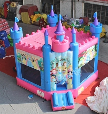 PVC Παιδί Πνευματώδης Bouncer Πριγκίπισσα Combo Bounce House
