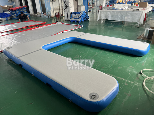 OEM ODM Drop Stitch DWF υλικό Πνευματώδης πλατφόρμα για νερό Πνευματώδης κολυμβητική αποβάθρα