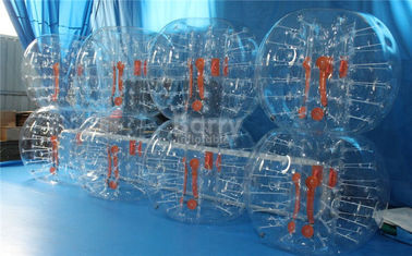 Υπαίθρια διογκώσιμα παιχνίδια PVC/TPU/κοστούμι ποδοσφαίρου σφαιρών φυσαλίδων για το κόμμα ή το γεγονός