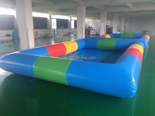 Ζωηρόχρωμη ενήλικη διογκώσιμη πισίνα PVC 0.9mm για υπαίθριο
