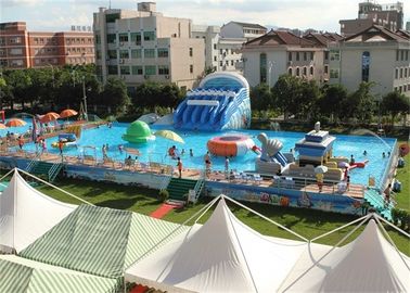 Ενήλικο διογκώσιμο λούνα παρκ πλαισίων ασφάλειας με το πυρίμαχο PVC