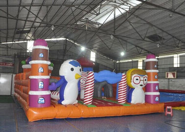 Γιγαντιαία ζωικά διογκώσιμα παιδιά Bouncy Castle παιδικών χαρών με τη φωτογραφική διαφάνεια