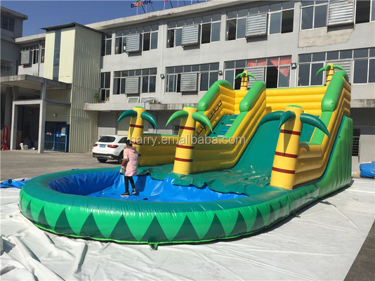 Δέντρο διογκώσιμο Waterslide καρύδων 12X5m φλόγα - καθυστερών
