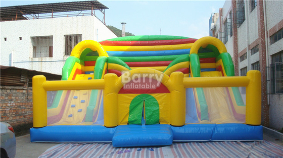 Διογκώσιμα Combo υπαίθρια εμπορικά Bouncy ODM κάστρα Πλάτωνα
