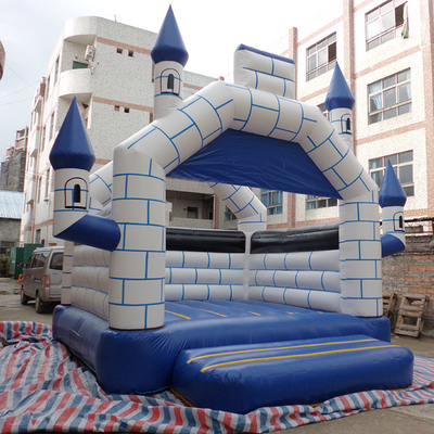 0.55mm διογκώσιμο άλμα Castle Combo ψευτοπαλλικαράδων PVC εμπορικό για τα παιδιά